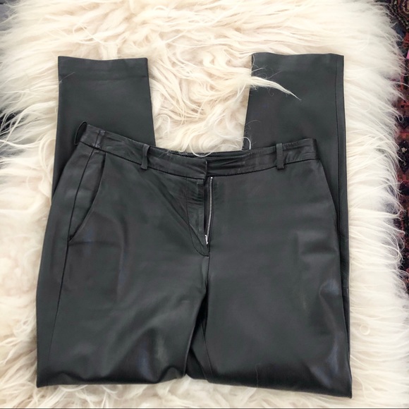 Sandro leather black trousers size 26 - Picture 2 of 5